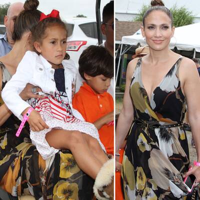 Jennifer Lopez mit ihren Zwillingen Max & Emme