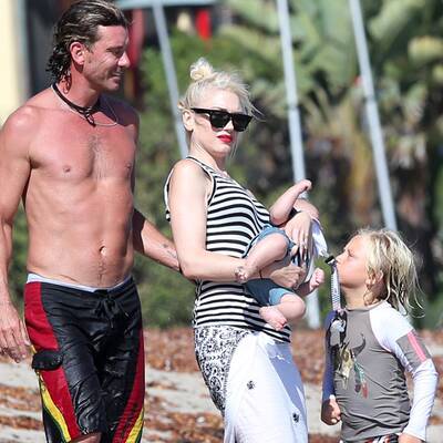 Gwen Stefani: Strandtag mit der Familie