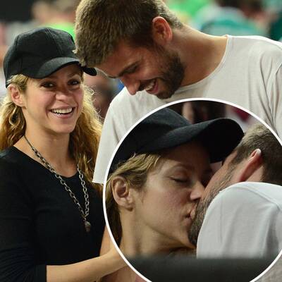 Shakira & Piqué turteln bei Basketball-Match
