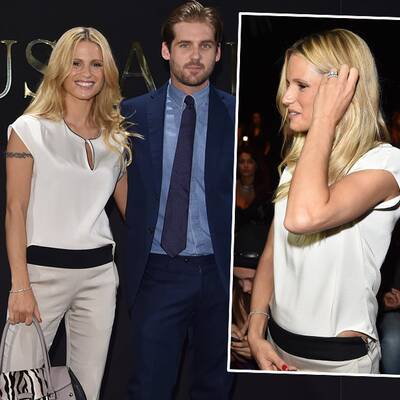 Michelle Hunziker strahlt mit Minibauch & Tomaso Trussardi