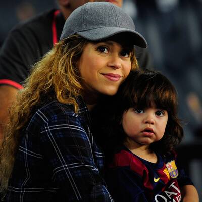 Shakira mit Sohn Milan bei Fußballmatch vom Papa