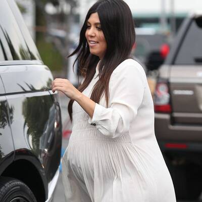 Kourtney Kardashian: Ganz schön schwanger