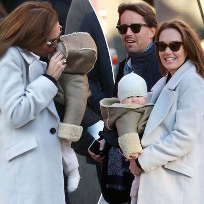 Tamara Ecclestone: Spaziergang mit Mann & Baby