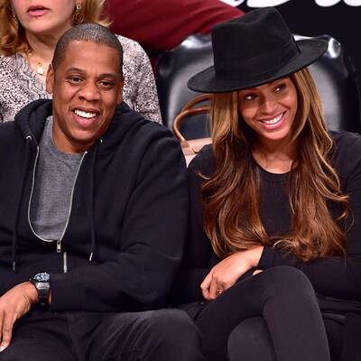 Beyoncé & Jay Z turteln bei Basketball-Spiel
