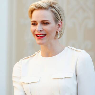 Fürstin Charlène & Albert laden zur Cocktailparty