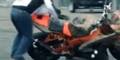 Motorrad außer Kontrolle