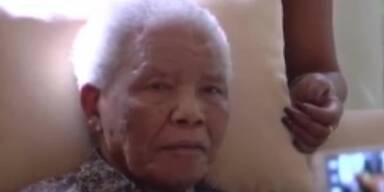 Nelson Mandela feiert seinen Geburtstag