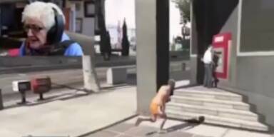V&ouml;llig irre: Brutale Oma spielt GTA 5