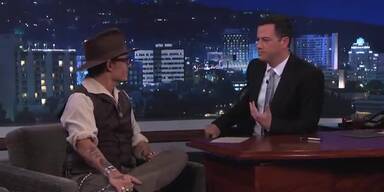 Johnny Depp knutscht fremd bei Jimmy Kimml
