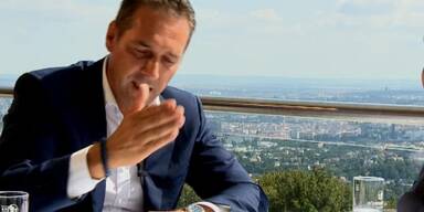 W. Fellner im Gespräch mit Strache