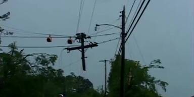 Sch&auml;den eines Tornados