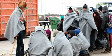 Fl&uuml;chtlinge Nickelsdorf