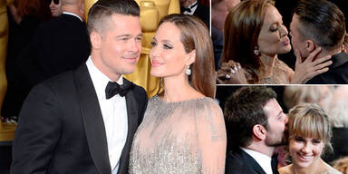 Brangelina, Olivia Wilde & Co.: Die Star-Pärchen bei den Oscars 2014