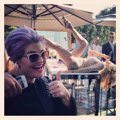 Erste Party für Fergies Baby