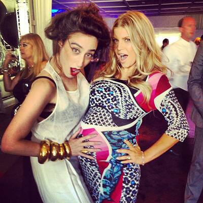 Erste Party für Fergies Baby