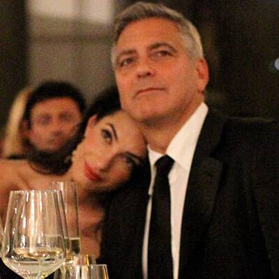 George Clooney verliebt mit Amal Alamuddin