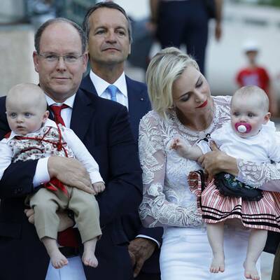 Fürstin Charlène & Albert feiern mit Zwillingen