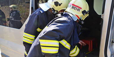 Sparbacher Straße: PKW geriet in Brand