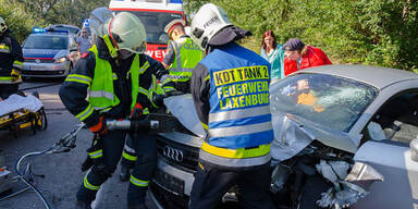 Schwerer Verkehrsunfall in Biedermannsdorf