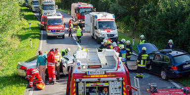 Schwerer Verkehrsunfall in Biedermannsdorf