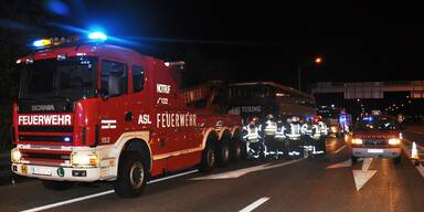 Defekter Bus blockierte Südautobahn