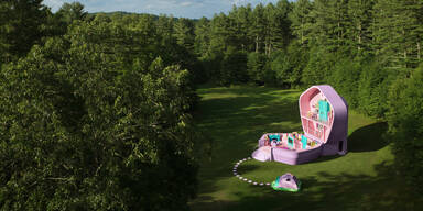 In Polly Pockets Kult-Schatulle aus den 90ern kann man jetzt &uuml;bernachten