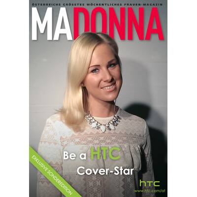 Cover-Model by HTC & MADONNA 
