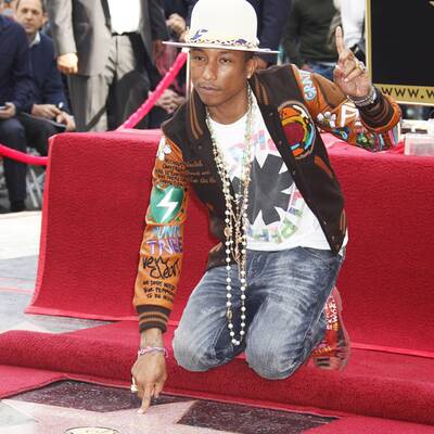 Pharrell Williams bekommt Stern am 