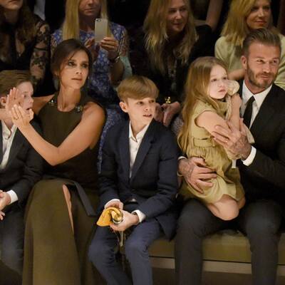 Beckhams: Familienausflug zur Fashion-Show