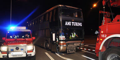 Defekter Bus blockierte Südautobahn