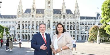 Wiener Rathaus-Fassade erstrahlt in neuem Glanz