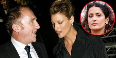 Francois-Henri Pinault mit Linda Evangelista, Salma Hayek