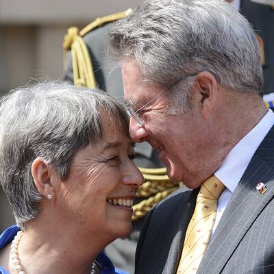 18. Präsident Heinz Fischer grüßt zum letzten Mal. 