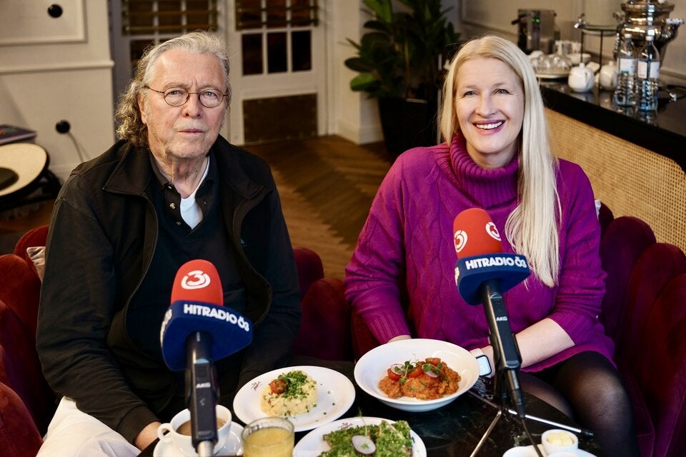 Peter Cornelius mit Claudia Stöckl.