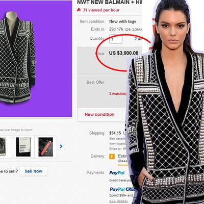 So teuer wird die Balmain-Kollektion auf Ebay verkauft