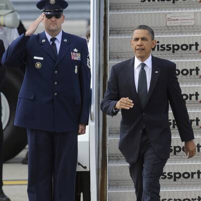 Obamas Auftritt am Ground Zero