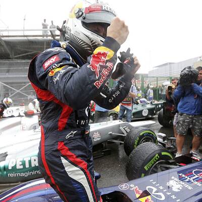 Die besten Jubel-Bilder von Vettel