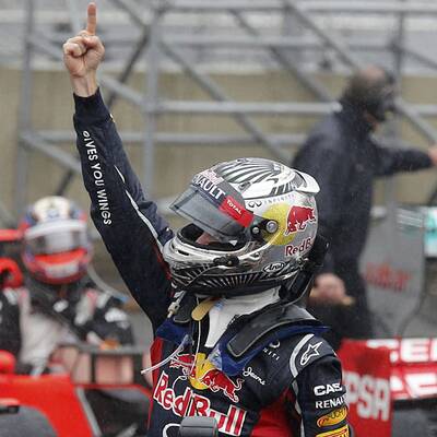 Die besten Jubel-Bilder von Vettel