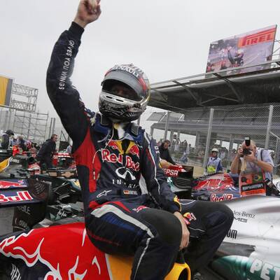 Die besten Jubel-Bilder von Vettel