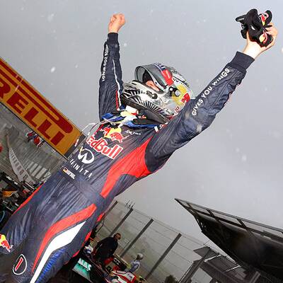 Die besten Jubel-Bilder von Vettel