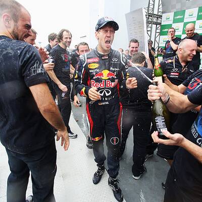 Die besten Jubel-Bilder von Vettel