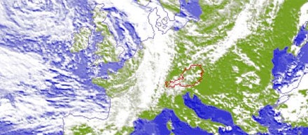 Im Westen ziehen Unwetter heran
