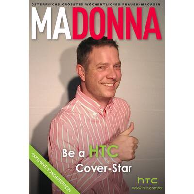 Cover-Model by HTC & MADONNA 