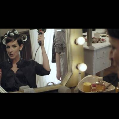 Nena und Helmut Berger drehen Videoclip