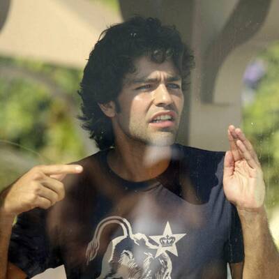 Paris und Adrian Grenier