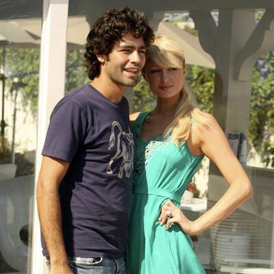 Paris und Adrian Grenier