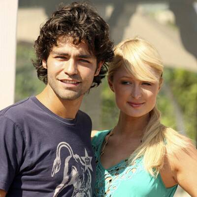 Paris und Adrian Grenier