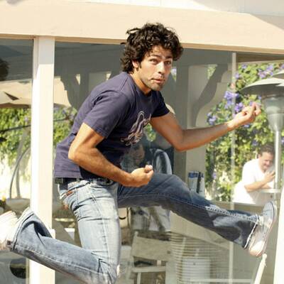 Paris und Adrian Grenier