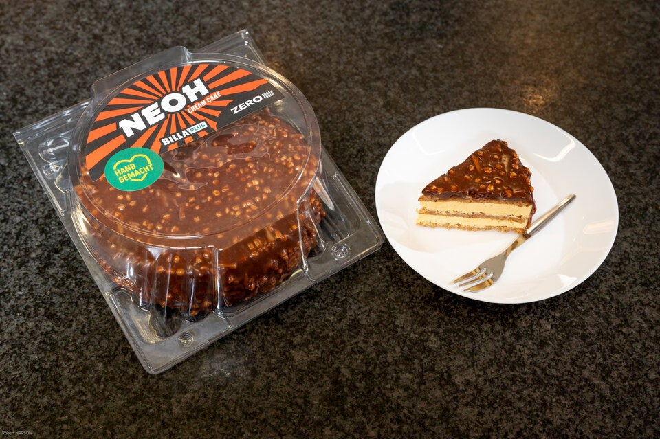 Billa und NEOH starten Torte ohne Zuckerzusatz