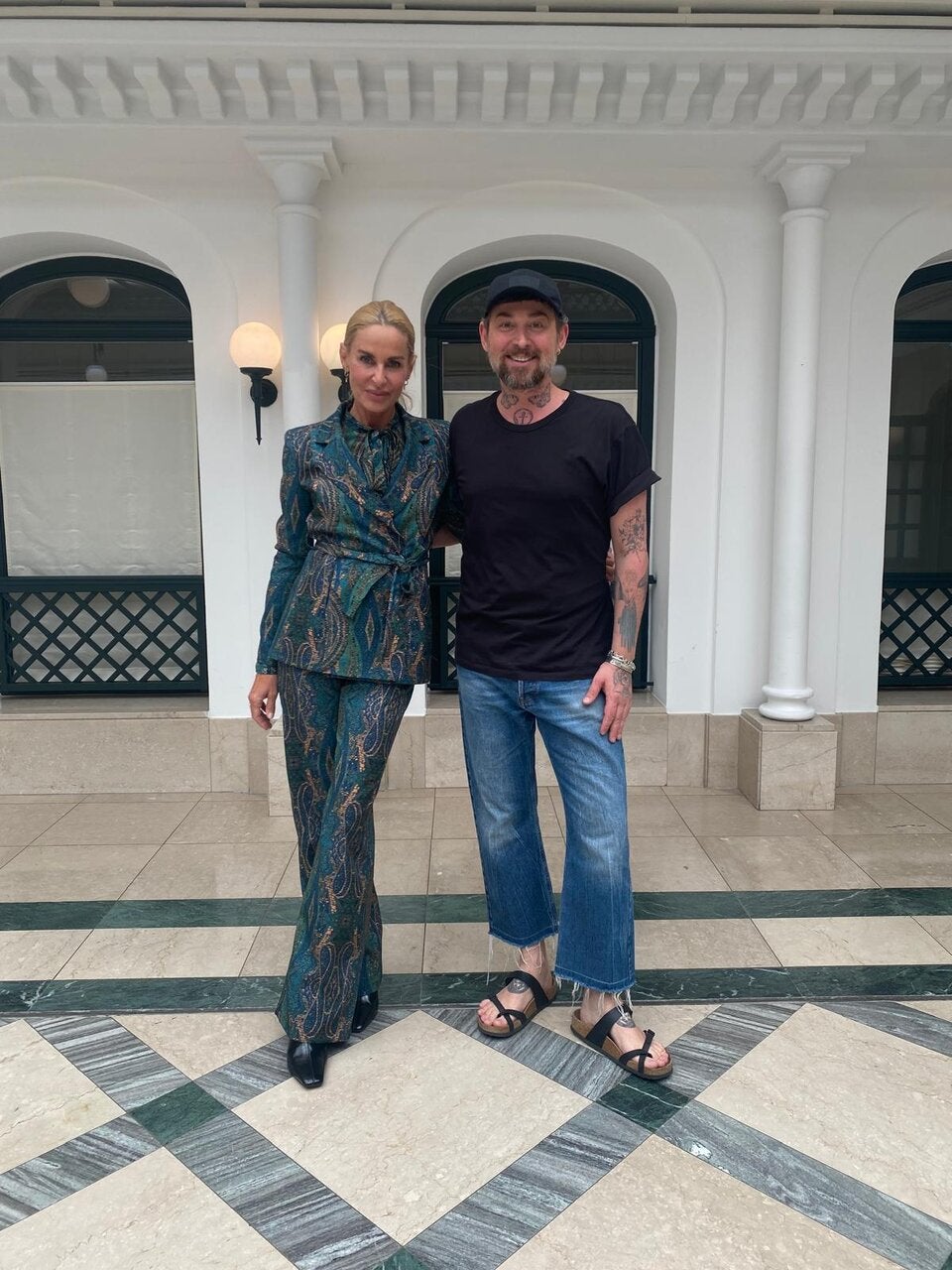 Onka Takats mit Marcel Ostertag